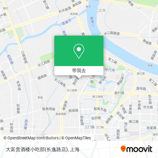大富贵酒楼小吃部(长逸路店)地图
