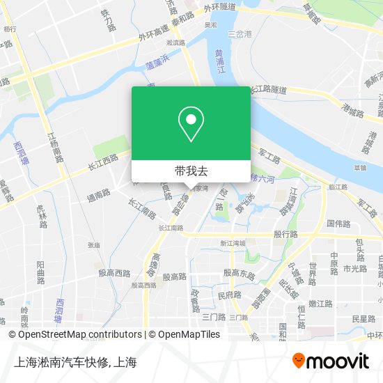 上海淞南汽车快修地图