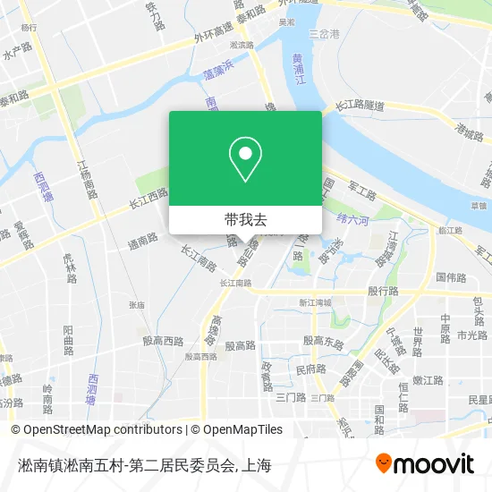 淞南镇淞南五村-第二居民委员会地图