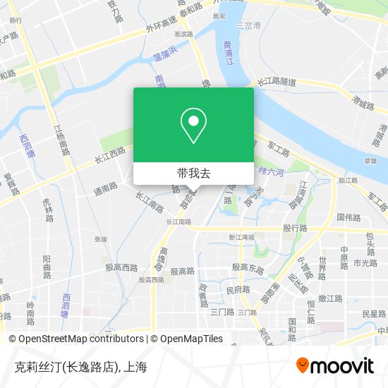 克莉丝汀(长逸路店)地图