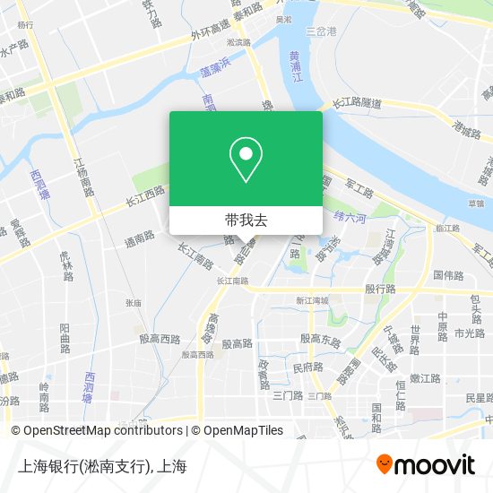上海银行(淞南支行)地图