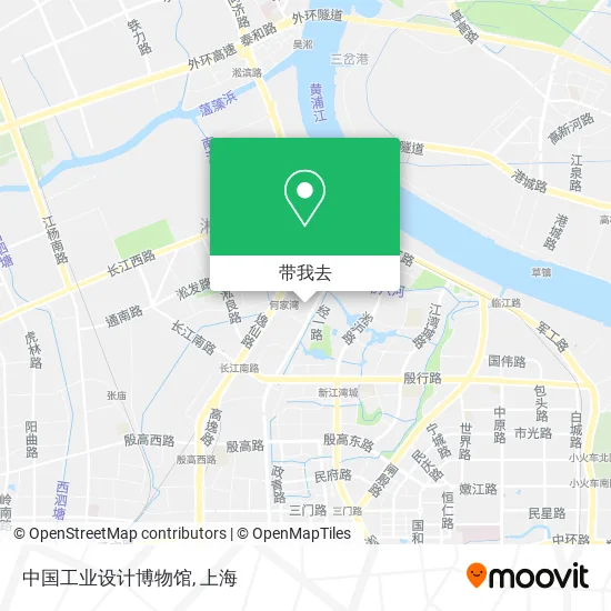 中国工业设计博物馆地图