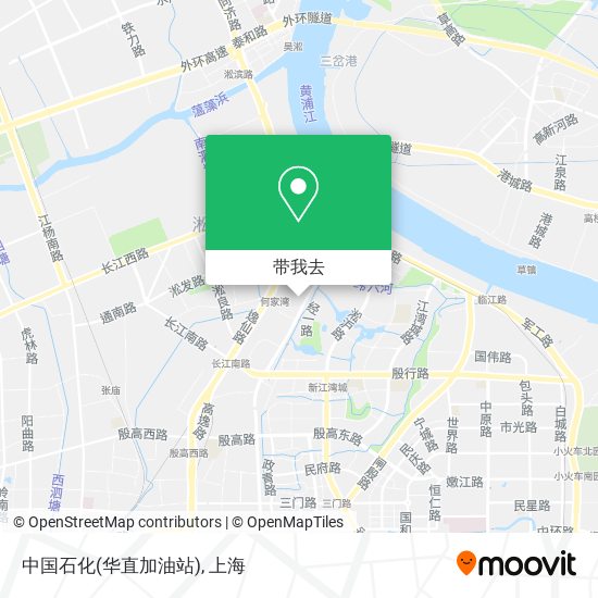 中国石化(华直加油站)地图