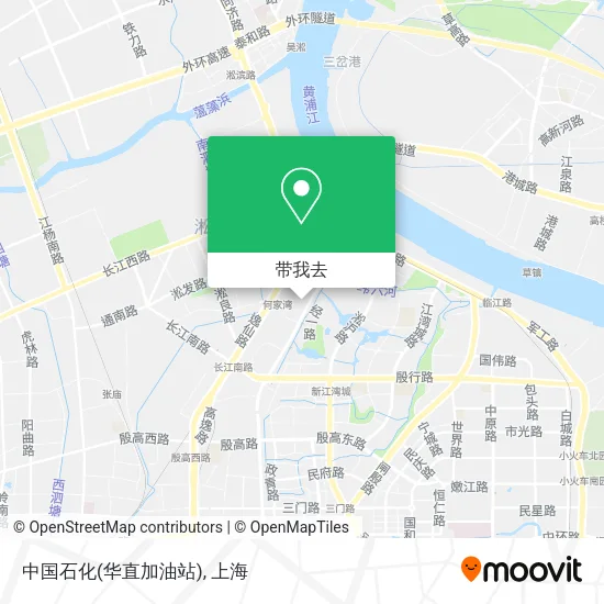 中国石化(华直加油站)地图