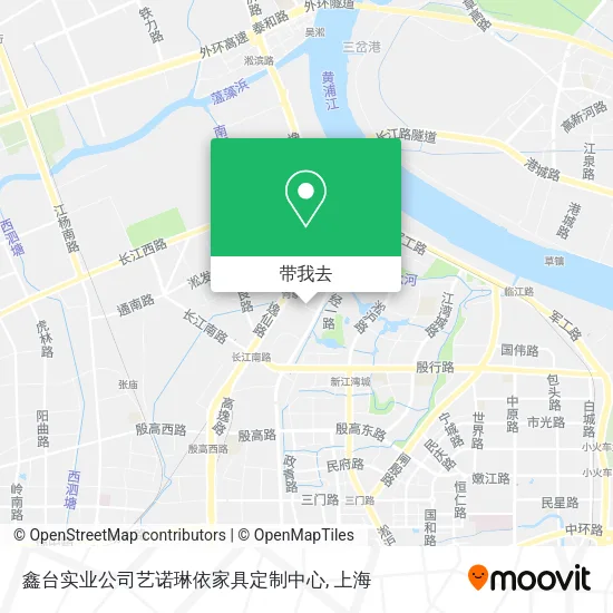 鑫台实业公司艺诺琳依家具定制中心地图