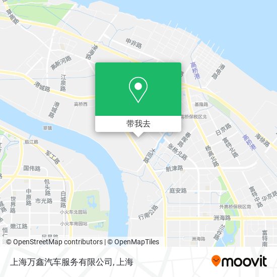 上海万鑫汽车服务有限公司地图