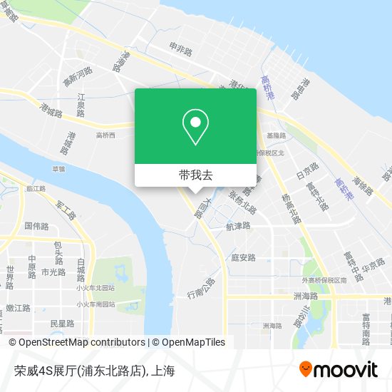 荣威4S展厅(浦东北路店)地图