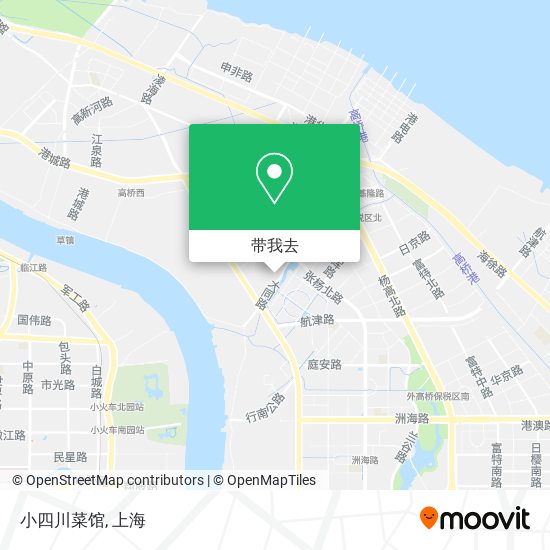 小四川菜馆地图