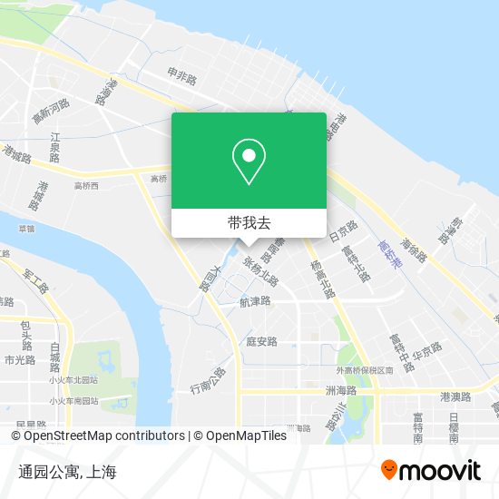 通园公寓地图