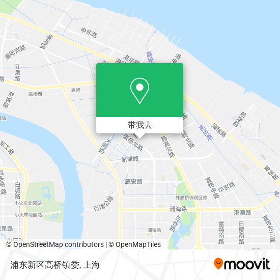 浦东新区高桥镇委地图