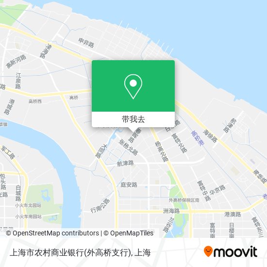 上海市农村商业银行(外高桥支行)地图