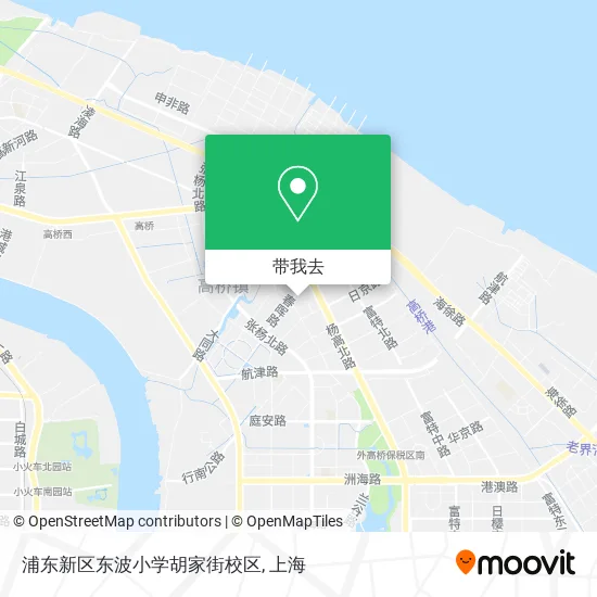 浦东新区东波小学胡家街校区地图