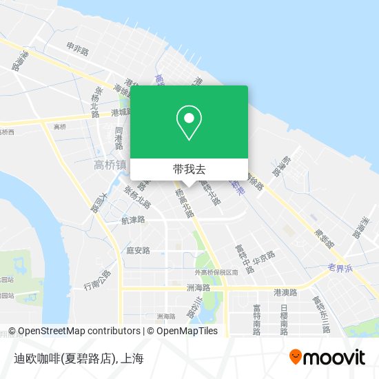 迪欧咖啡(夏碧路店)地图