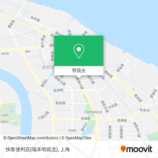 快客便利店(瑞禾明苑北)地图