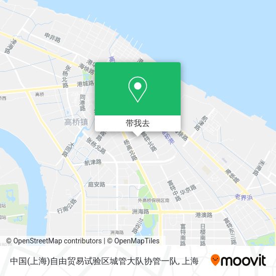 中国(上海)自由贸易试验区城管大队协管一队地图