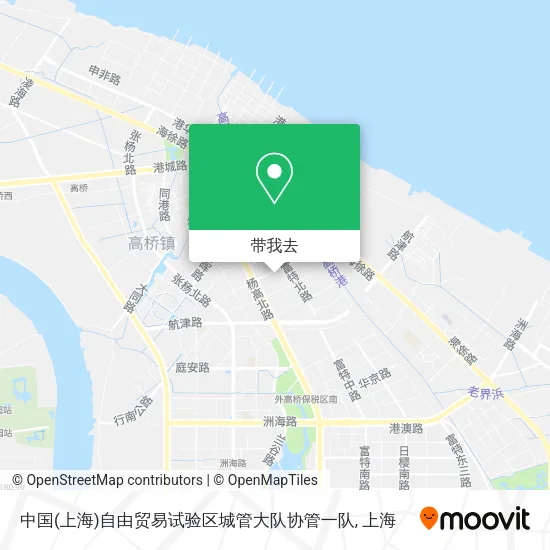 中国(上海)自由贸易试验区城管大队协管一队地图