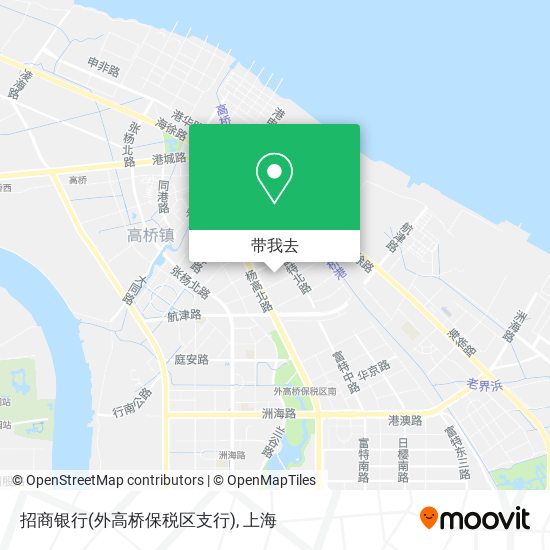 招商银行(外高桥保税区支行)地图