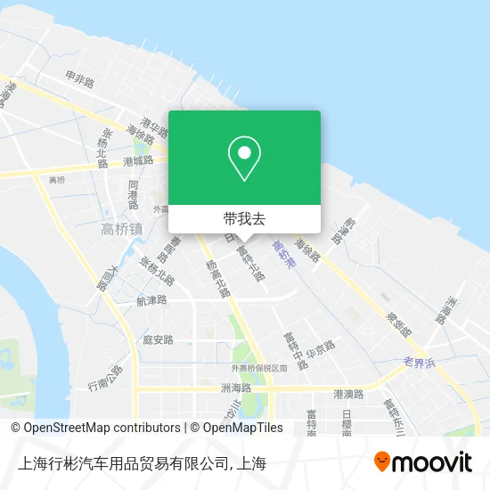 上海行彬汽车用品贸易有限公司地图