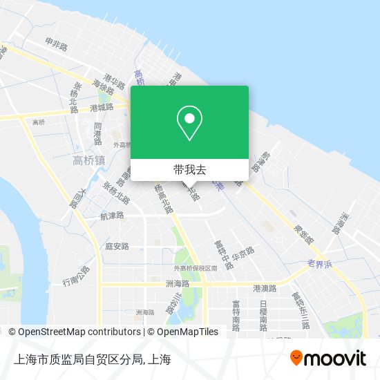 上海市质监局自贸区分局地图