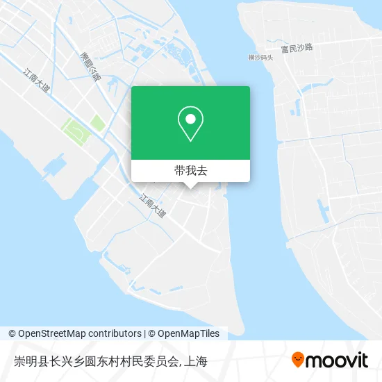 崇明县长兴乡圆东村村民委员会地图