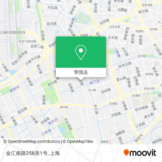 金汇南路258弄1号地图