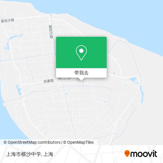 上海市横沙中学地图