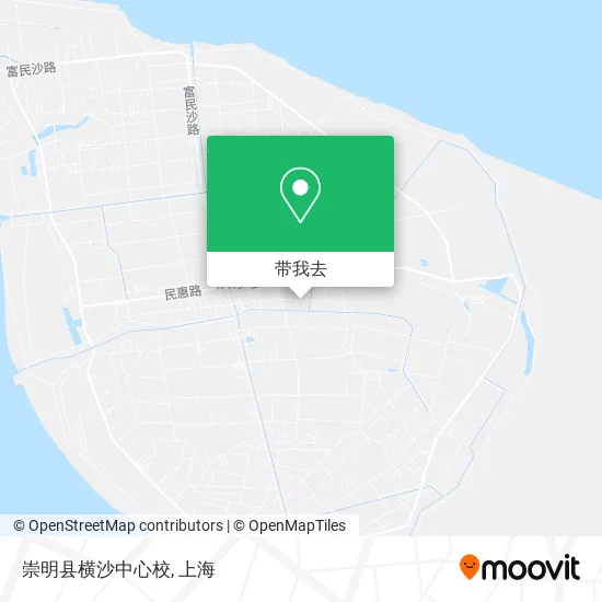 崇明县横沙中心校地图