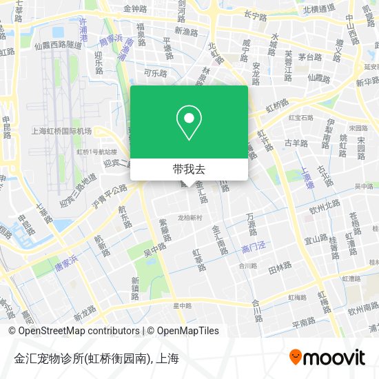 金汇宠物诊所(虹桥衡园南)地图