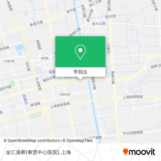 金汇港桥(奉贤中心医院)地图