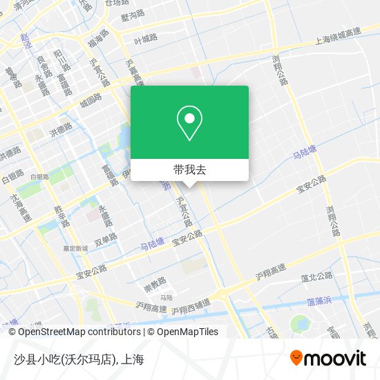 沙县小吃(沃尔玛店)地图