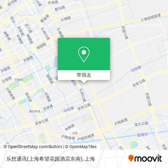 乐想通讯(上海希望花园酒店东南)地图
