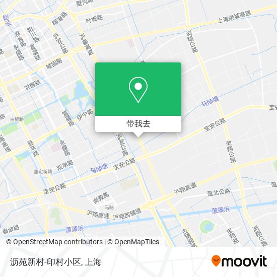 沥苑新村-印村小区地图
