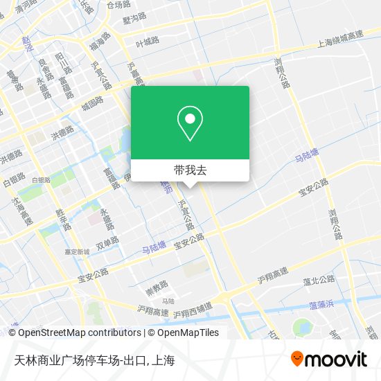 天林商业广场停车场-出口地图