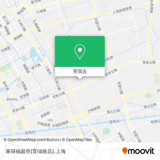 家得福超市(育绿路店)地图