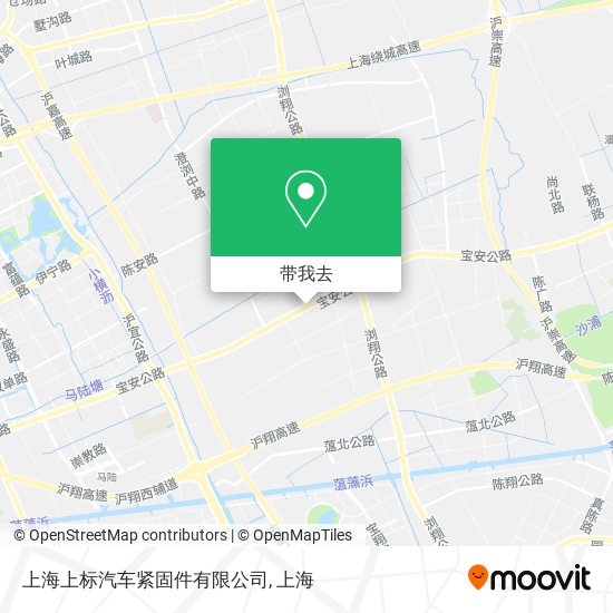 上海上标汽车紧固件有限公司地图