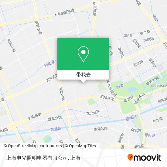 上海申光照明电器有限公司地图