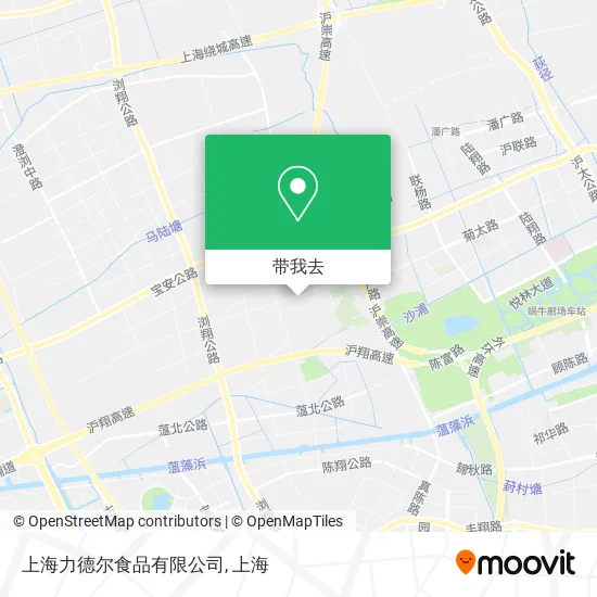 上海力德尔食品有限公司地图