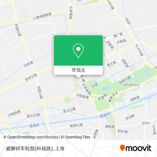 威狮轿车轮胎(科福路)地图