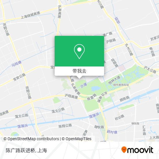 陈广路跃进桥地图