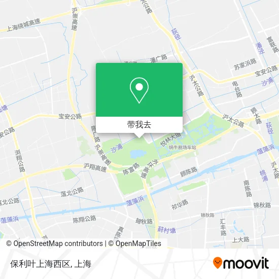 保利叶上海西区地图