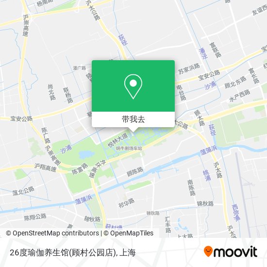 26度瑜伽养生馆(顾村公园店)地图
