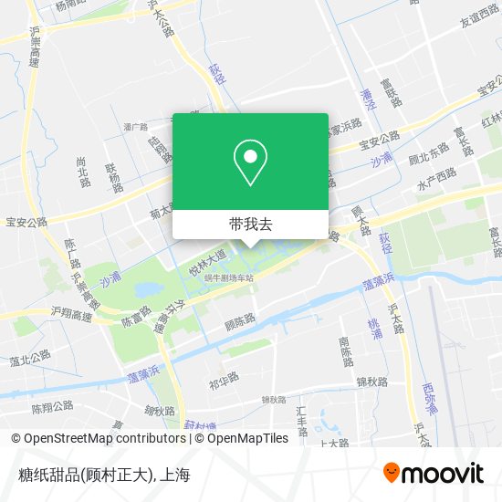 糖纸甜品(顾村正大)地图