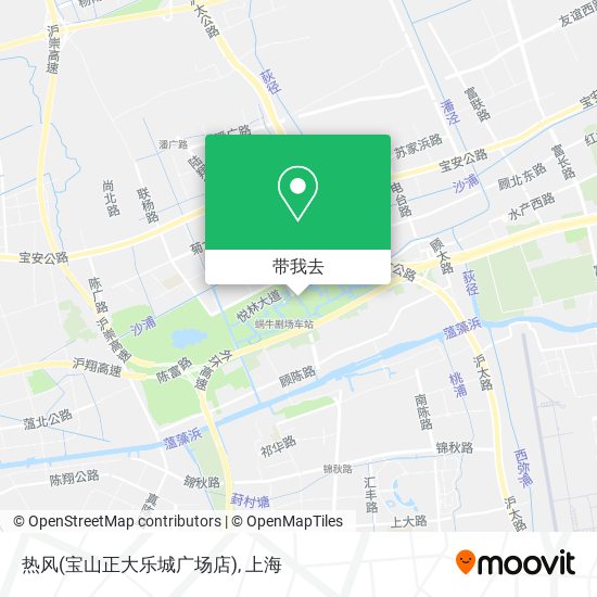 热风(宝山正大乐城广场店)地图