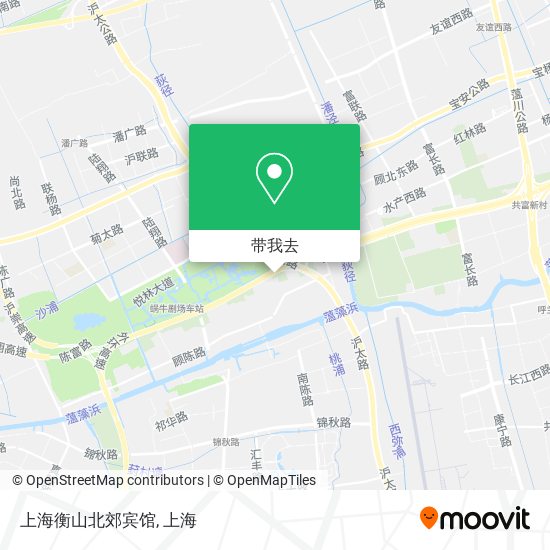 上海衡山北郊宾馆地图