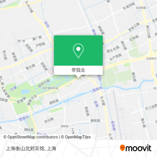 上海衡山北郊宾馆地图