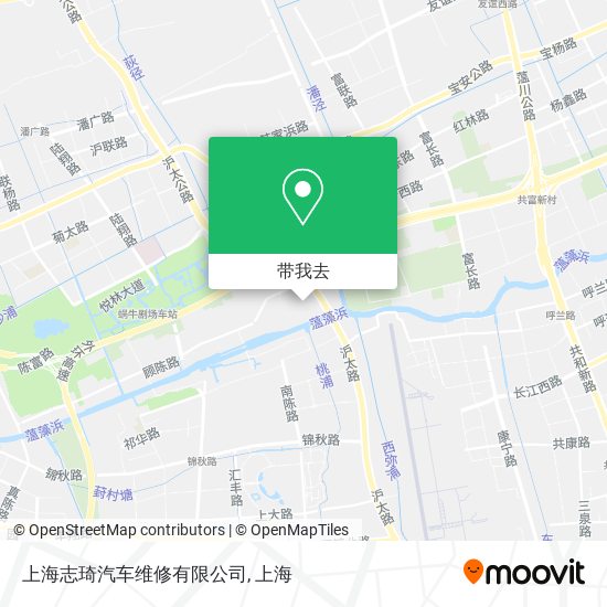 上海志琦汽车维修有限公司地图