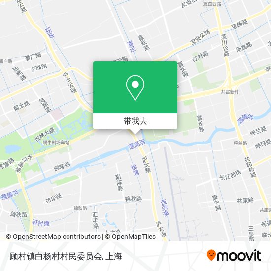 顾村镇白杨村村民委员会地图