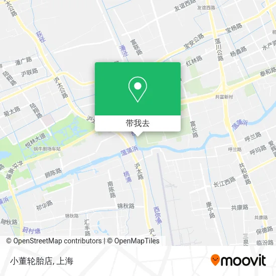小董轮胎店地图