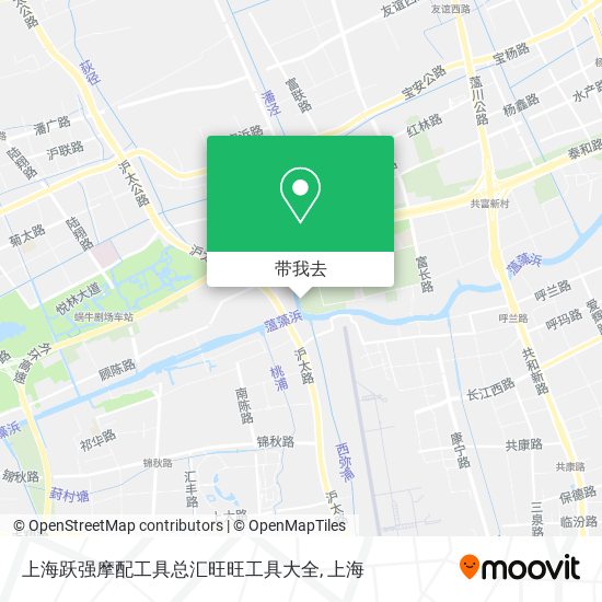 上海跃强摩配工具总汇旺旺工具大全地图