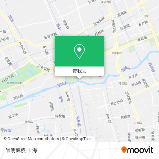 崇明塘桥地图